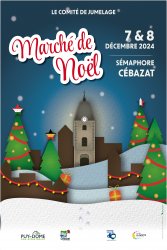 Affiche marché de Noël - JPEG - 8 Mo