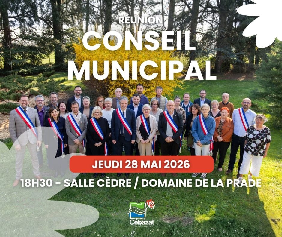 Post FB Conseil Municipal 28 mai