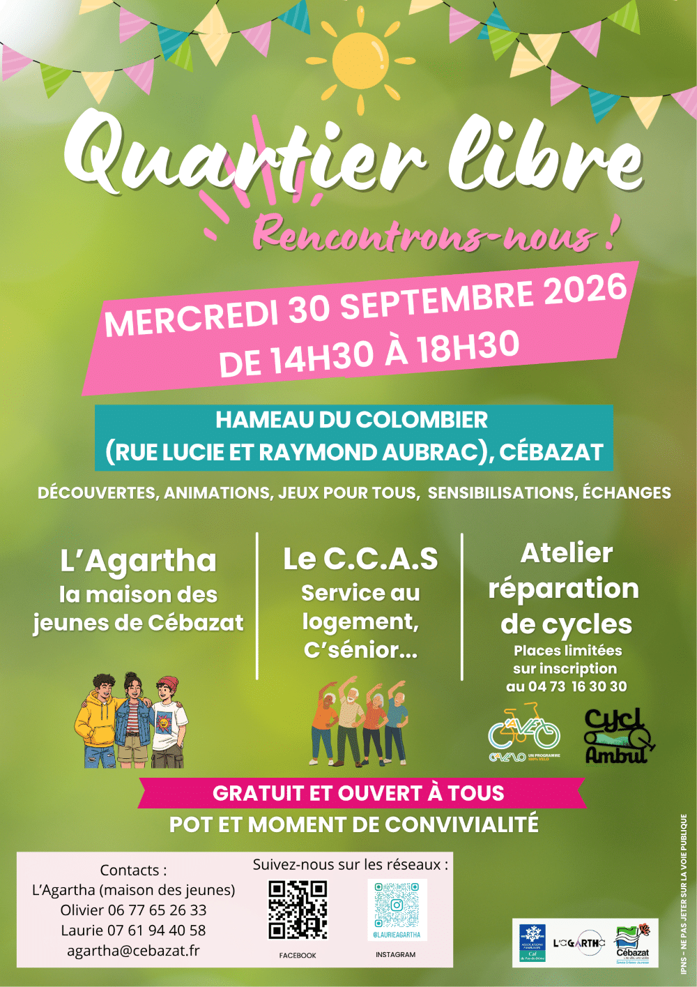 Affiche Quartier libre 2026 30 sept 2026