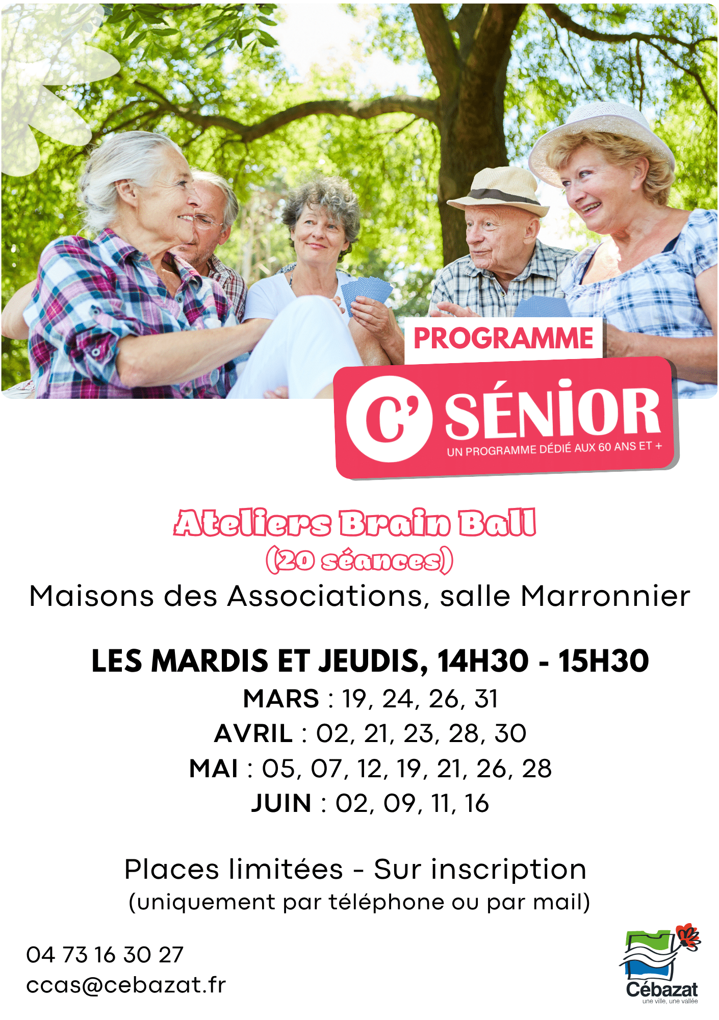 C'sénior atelier Brain Ball affiche