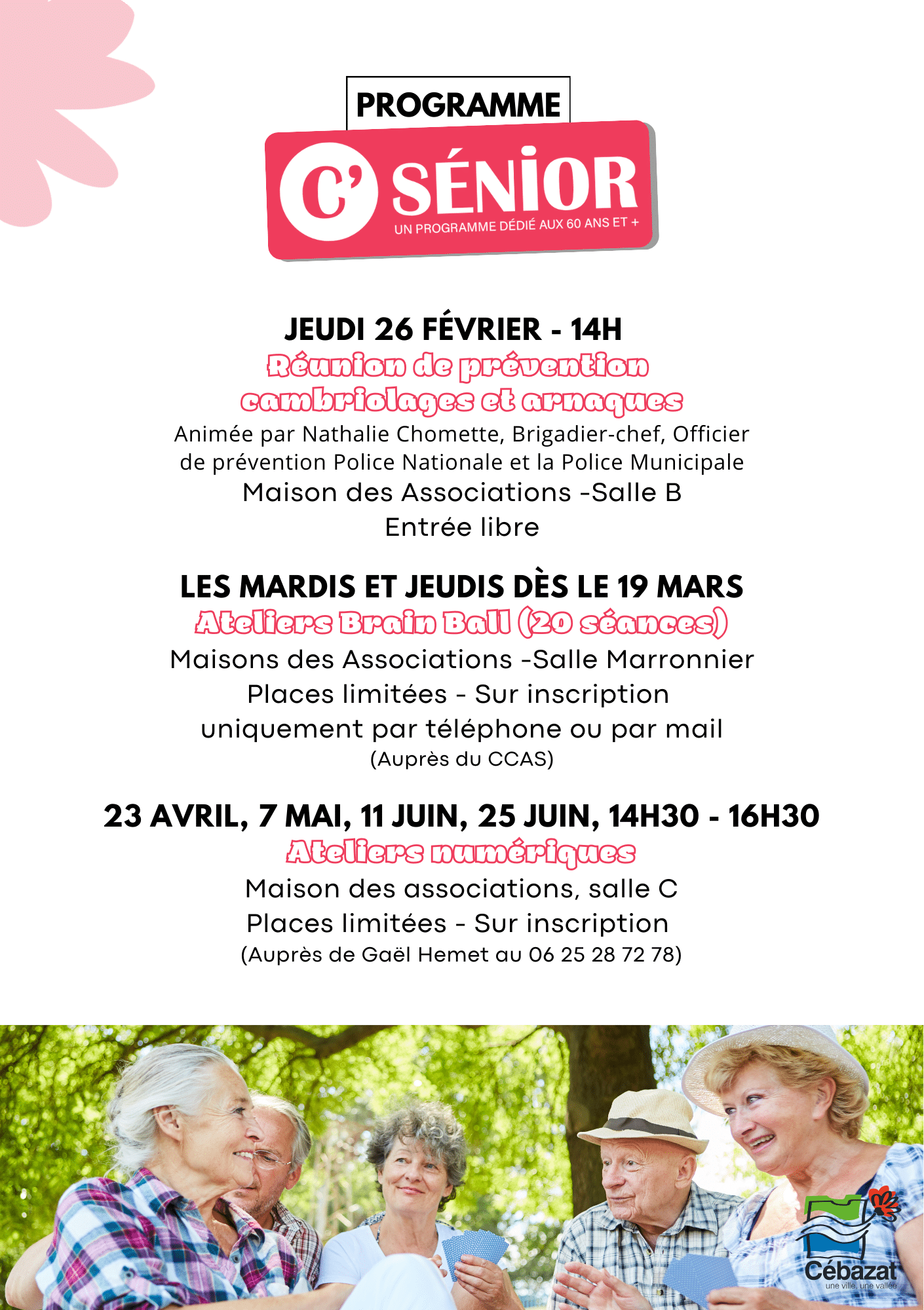 C'sénior programme 2026