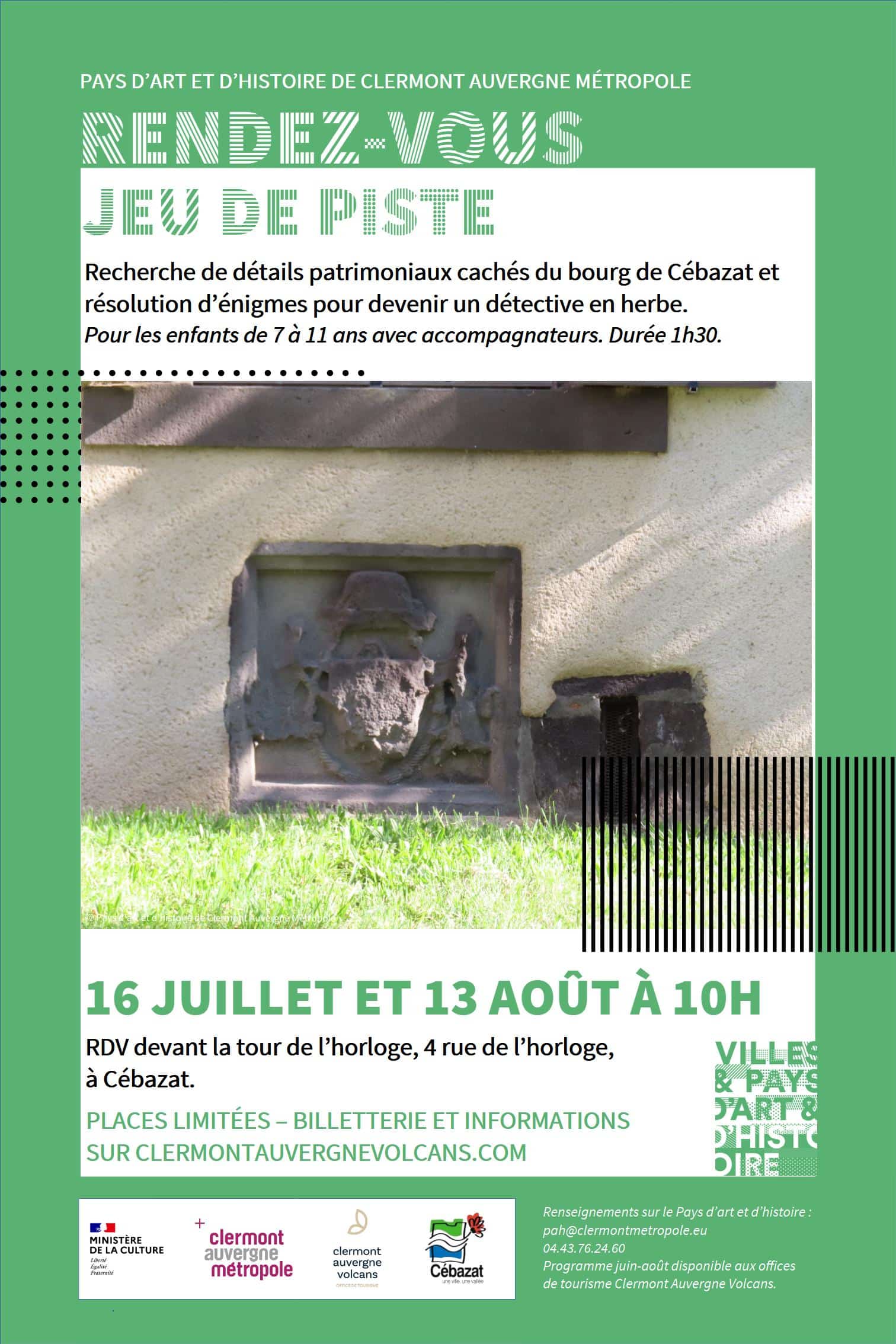 AFFICHE JEU DE PISTE FAMILLE CEBAZAT ETE 2026