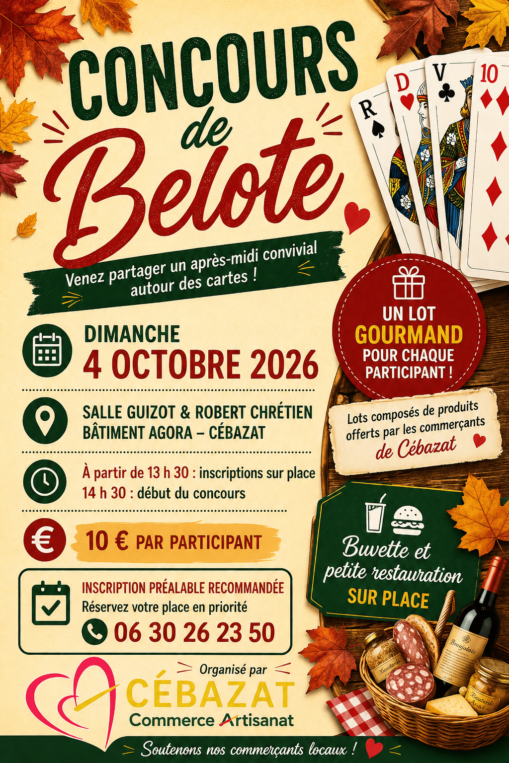 concours belote CCA